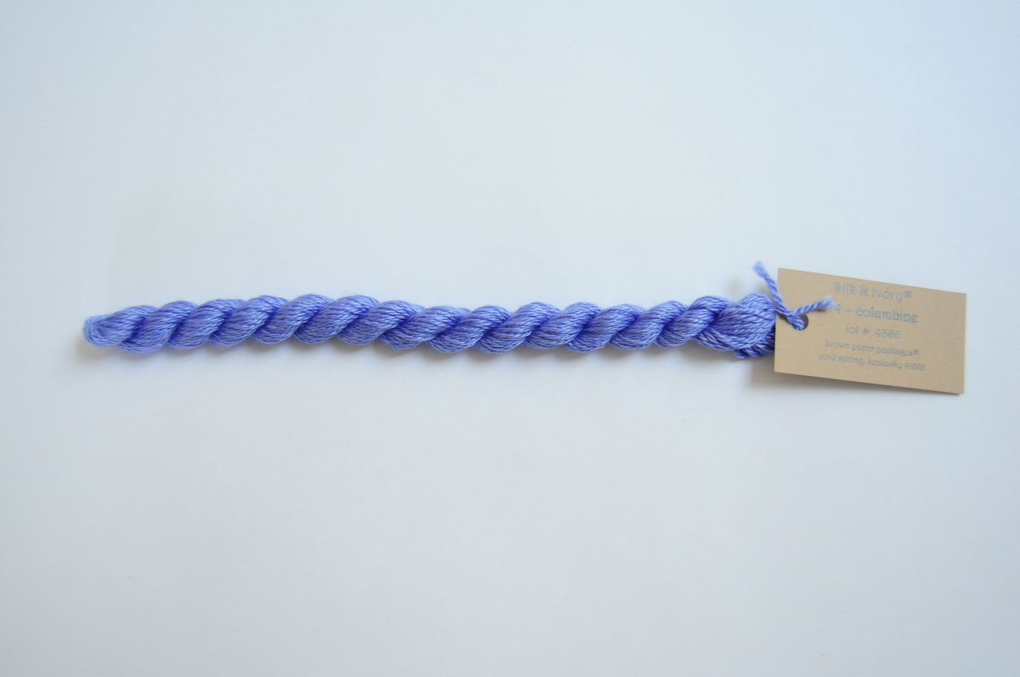 Silk & Ivory Skein - Columbine 074