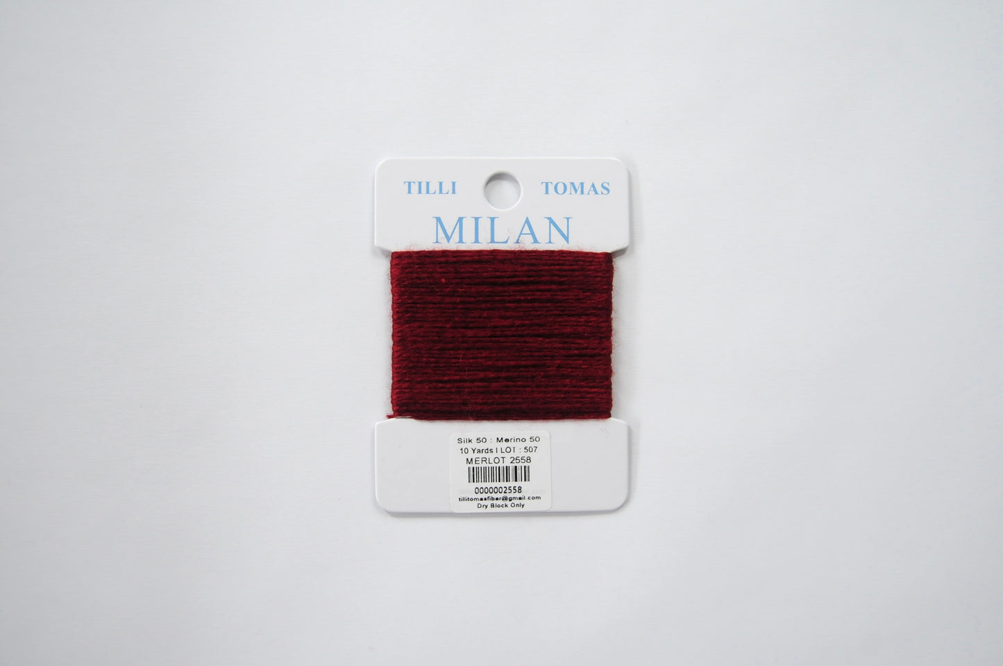 Milan Card - Merlot 2558