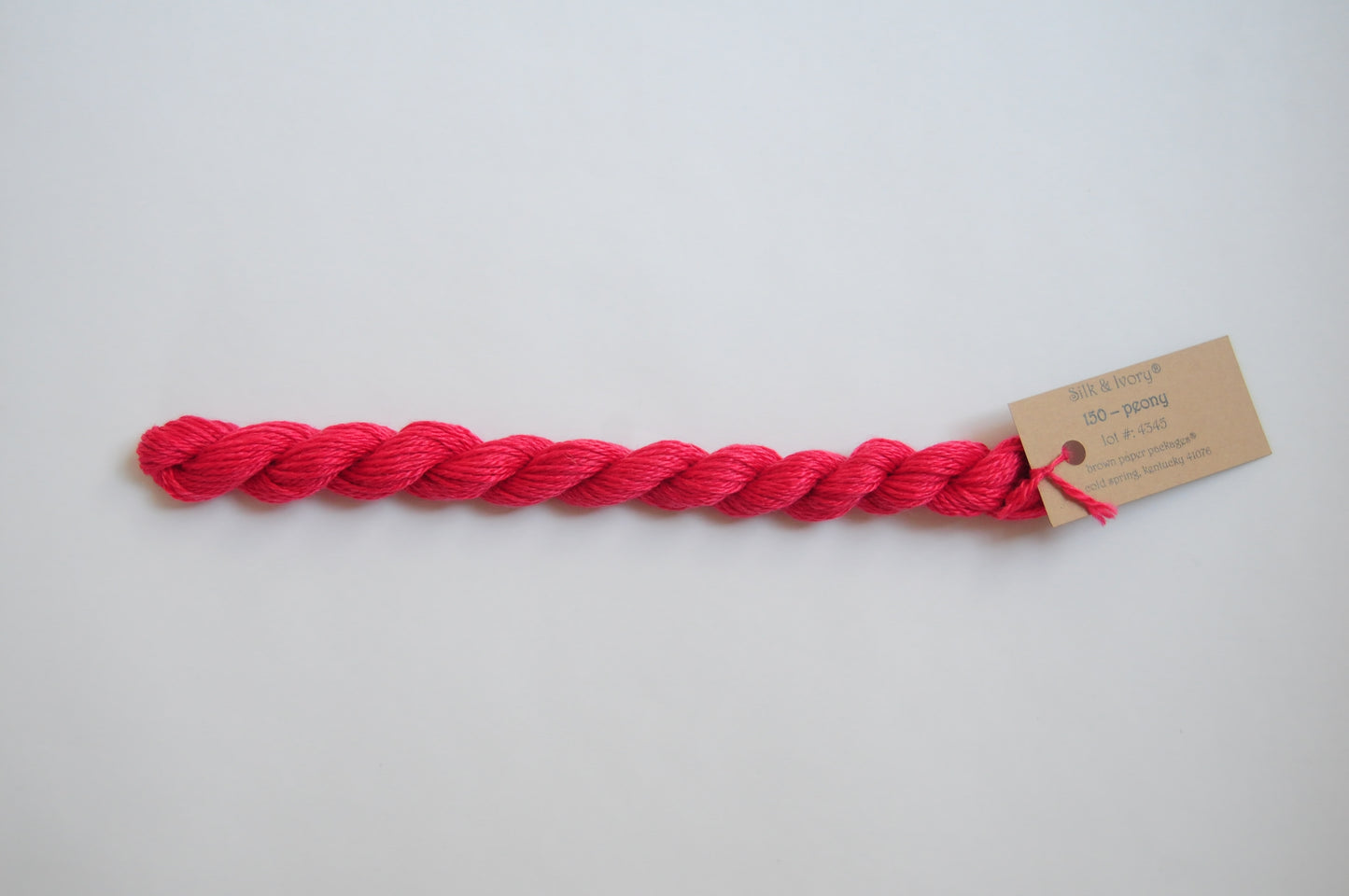 Silk & Ivory Skein - Peony 150