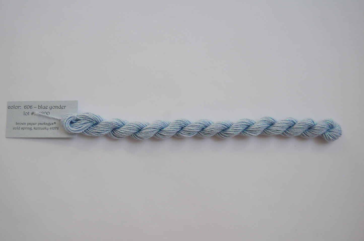 Silk & Ivory Stardust Skein - Blue Yonder 606