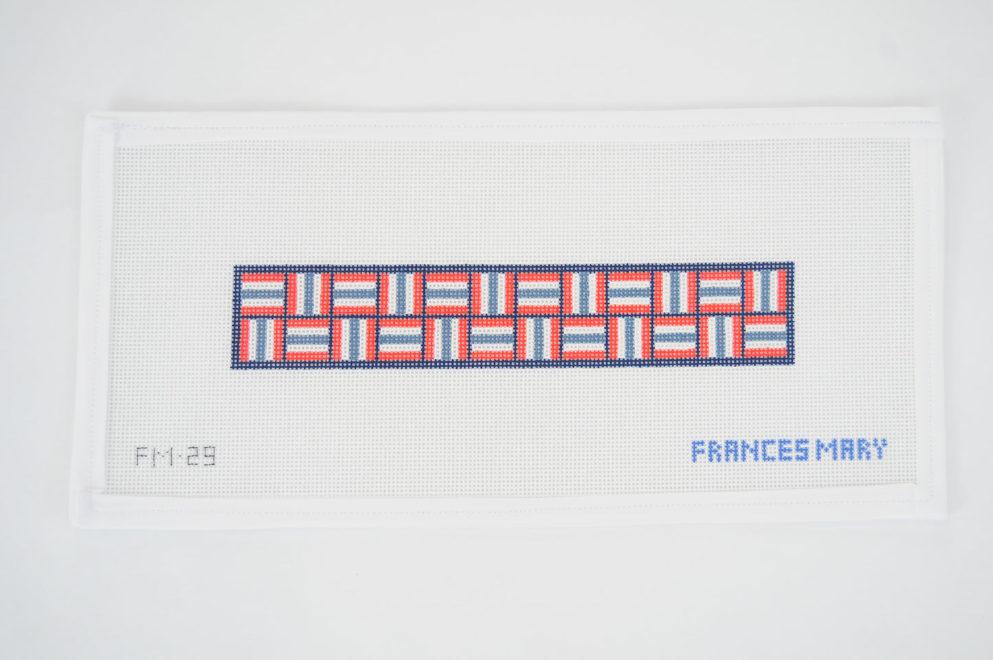 STUDIO SALE (IMPERFECTION) - BASKETWEAVE KEY FOB (RED)