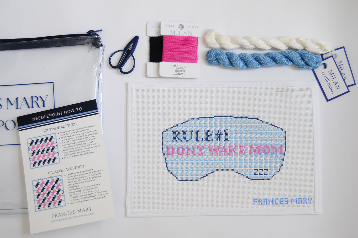 Don't Wake Mom Needlepoint Kit