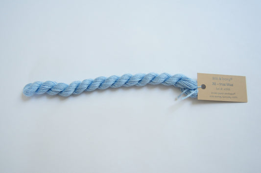 Silk & Ivory Skein - True Blue 032