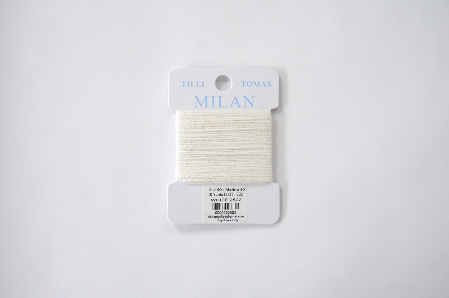 Milan Card - White 2502