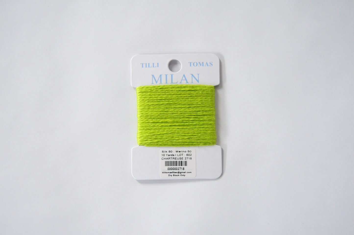 Milan Card - Chartreuse 2718
