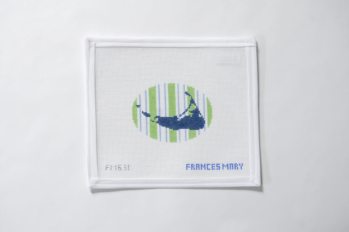 NANTUCKET ORNAMENT (GREEN/BLUE)