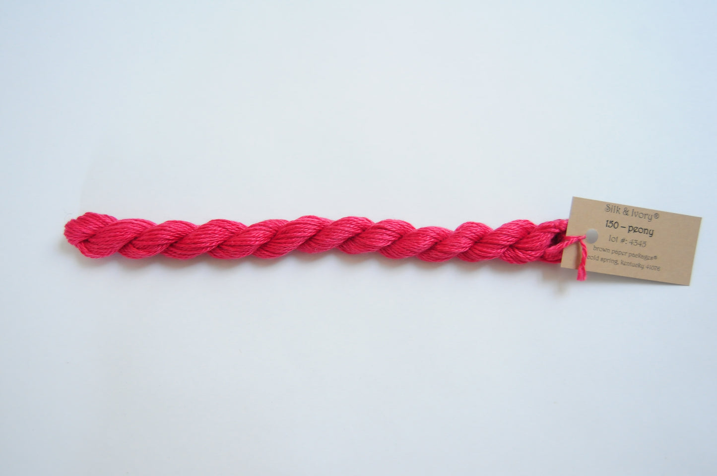 Silk & Ivory Skein - Peony 150