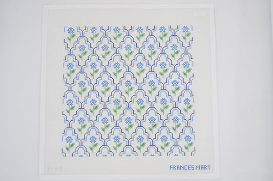 SCALLOP HYDRANGEA PILLOW