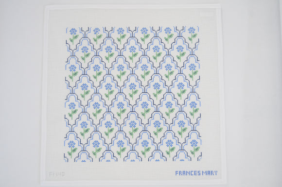 SCALLOP HYDRANGEA PILLOW