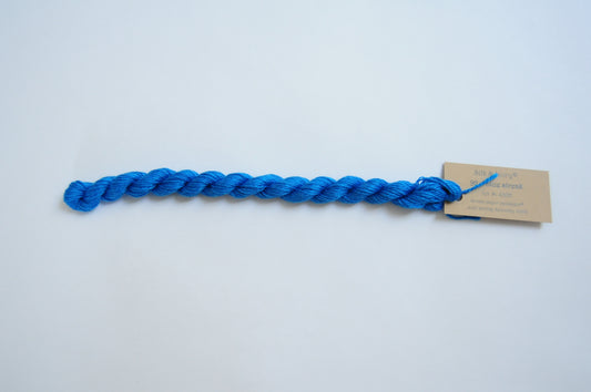 Silk & Ivory Skein - Blue Streak 092
