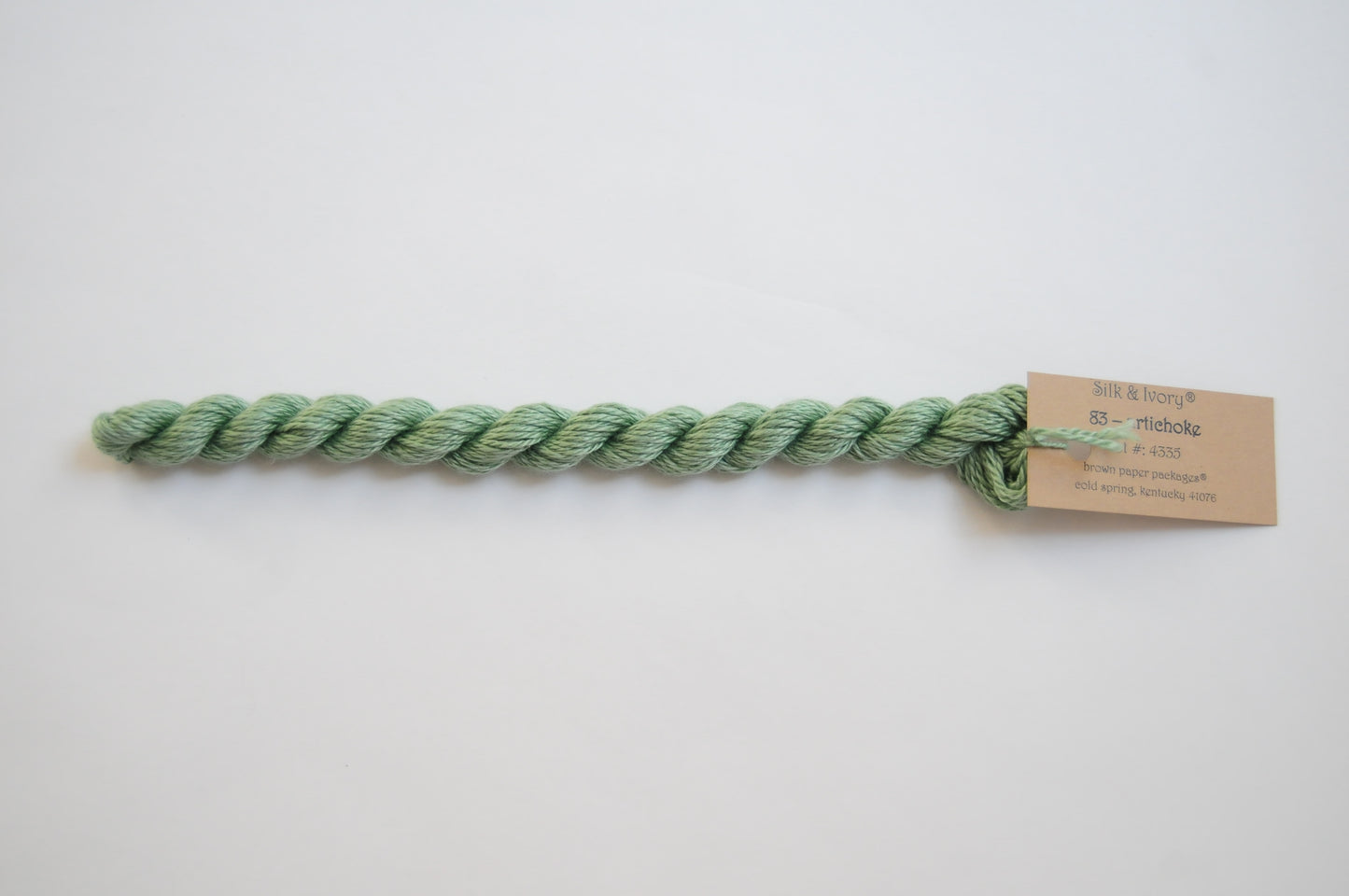 Silk & Ivory Skein - Artichoke 083