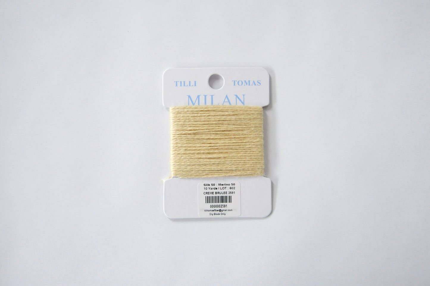 Milan Card - Crème Brulee 2591