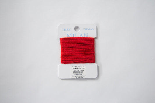 Milan Card - Poppy 2554
