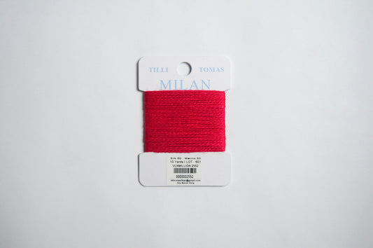 Milan Card - Vermillion 2552