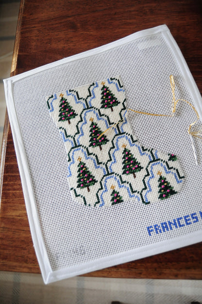 SCALLOP CHRISTMAS TREE MINI STOCKING