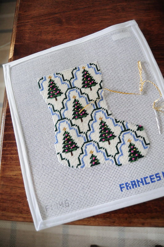 SCALLOP CHRISTMAS TREE MINI STOCKING