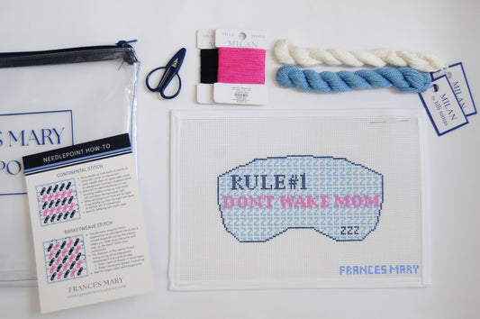 Don't Wake Mom Needlepoint Kit