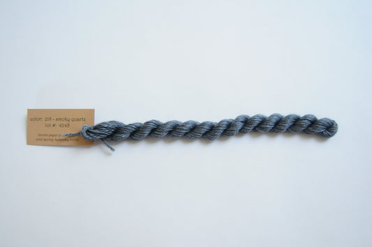 Silk & Ivory Skein -  Smoky Quartz 218
