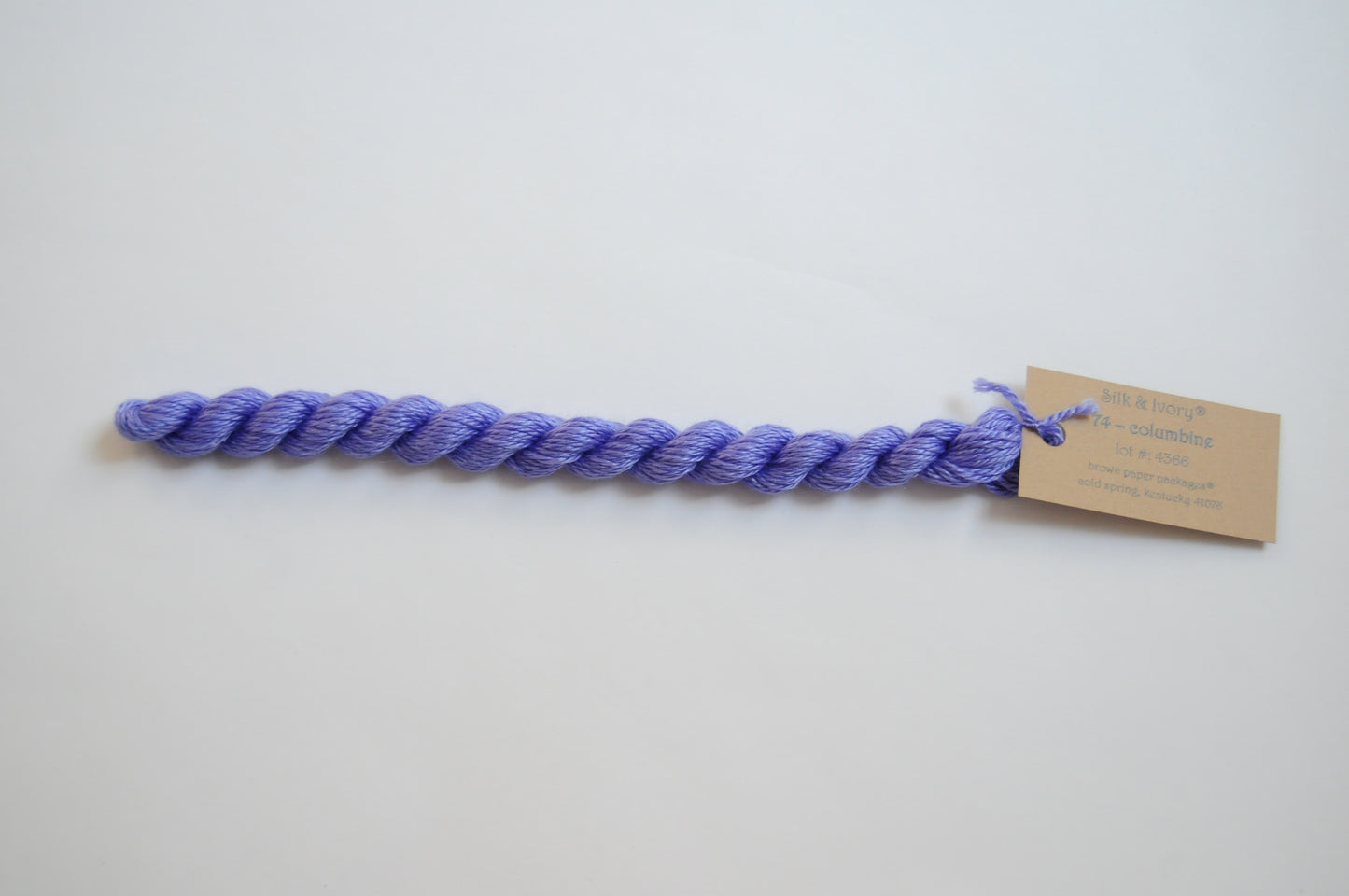 Silk & Ivory Skein - Columbine 074