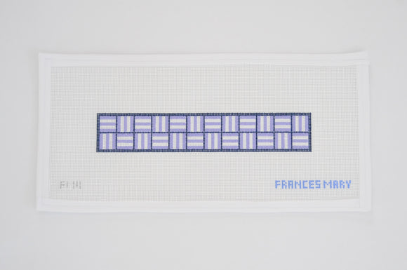 BASKETWEAVE KEY FOB (BLUE)