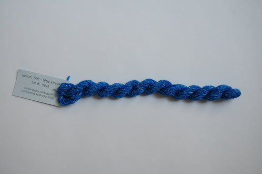 Silk & Ivory Stardust Skein - Blue Streak 592