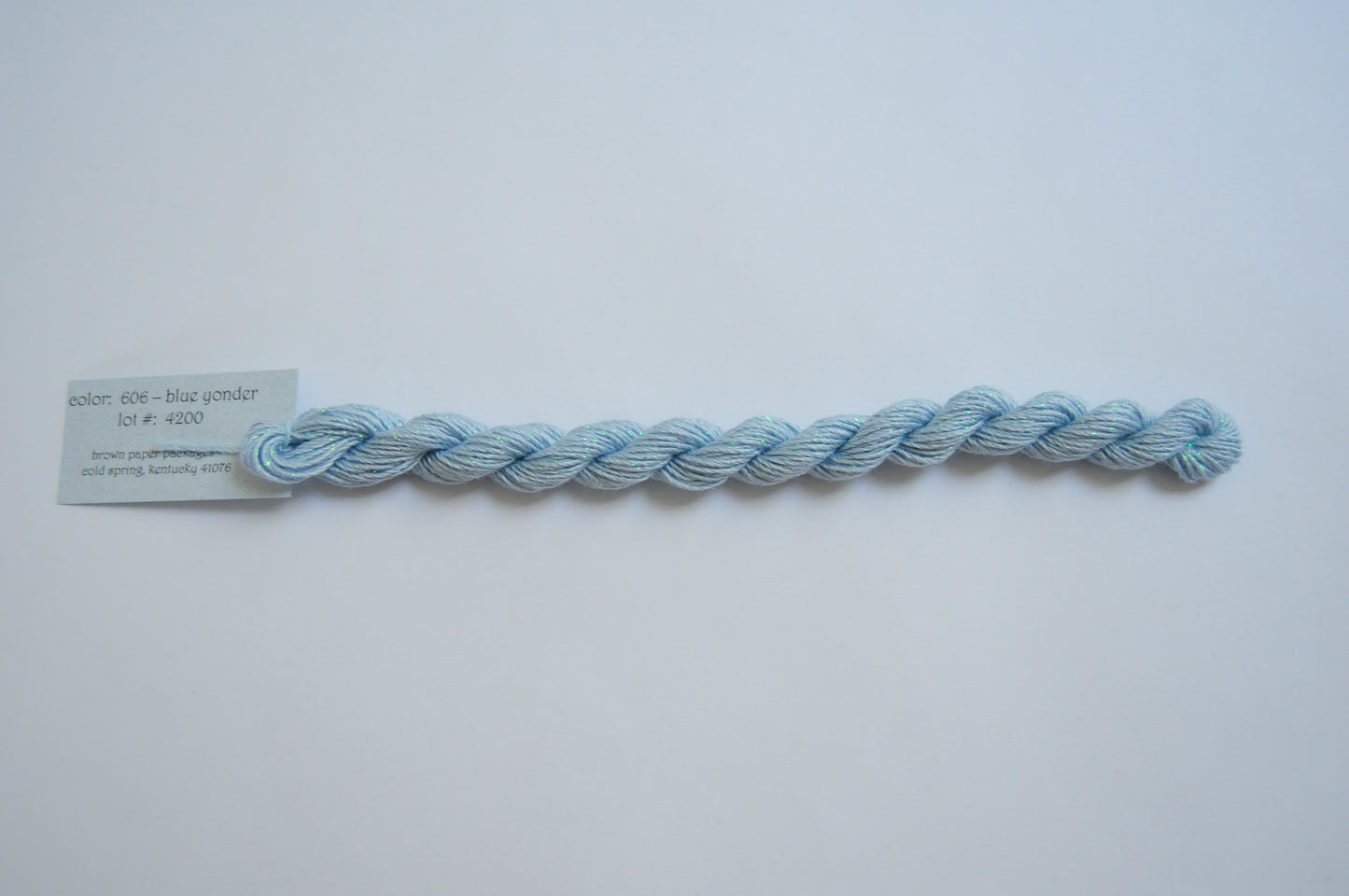 Silk & Ivory Stardust Skein - Blue Yonder 606