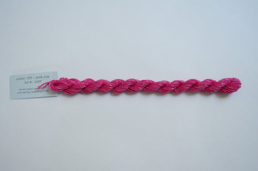 Silk & Ivory Stardust Skein - Pink Cow 573
