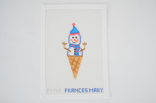 ICE CREAM SNOWMAN (BLUE)