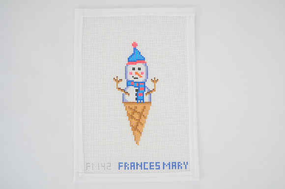 ICE CREAM SNOWMAN (BLUE)