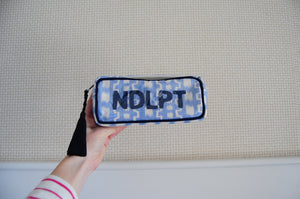 Mini NDLPT Project Bag - Blue Ikat