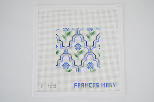 SCALLOP HYDRANGEA COASTER