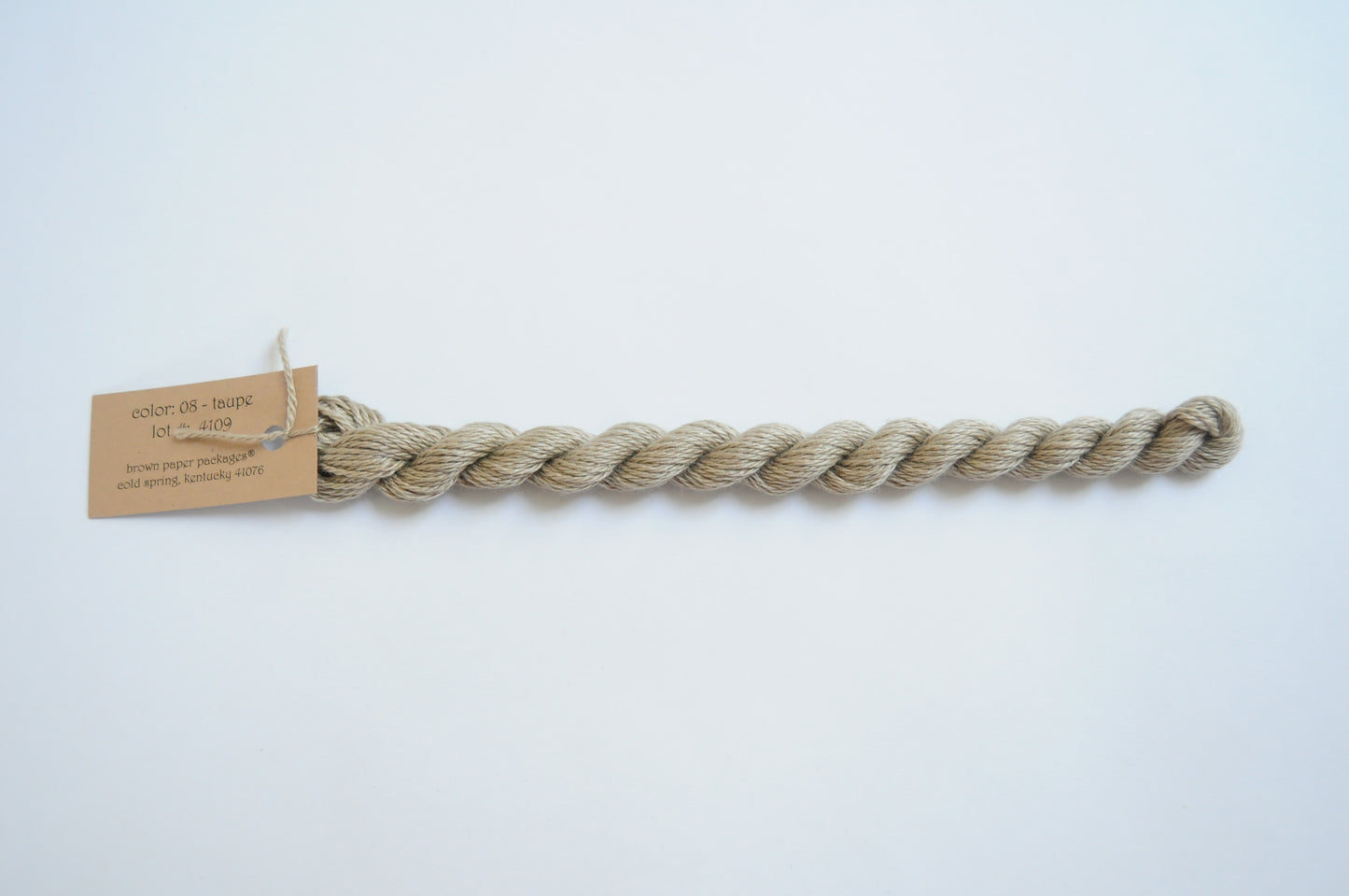 Silk & Ivory Skein - Taupe 008