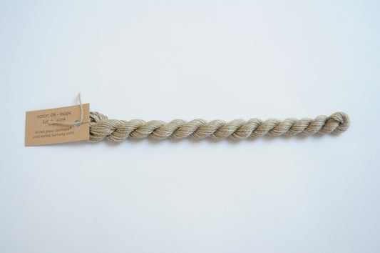 Silk & Ivory Skein - Taupe 008