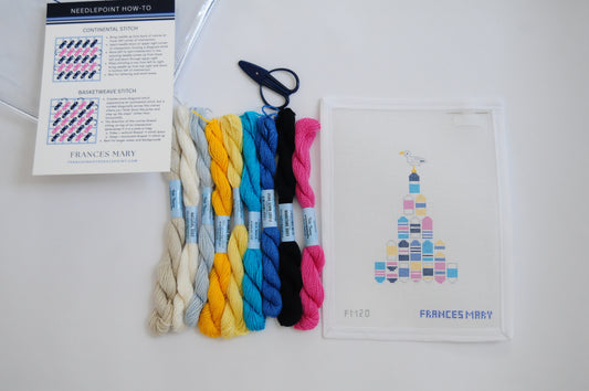 Warm Weather Buoy Tree Needlepoint Kit