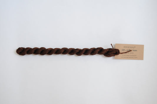 Silk & Ivory Skein -  Coffee Bean 105