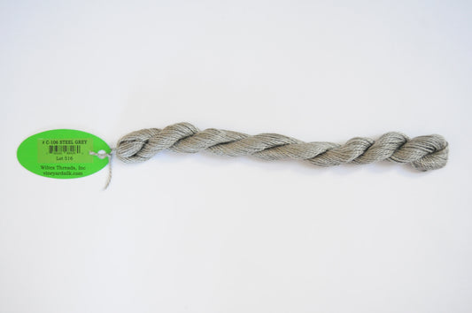 Vineyard Silk Classic Skein - Steel Grey 106