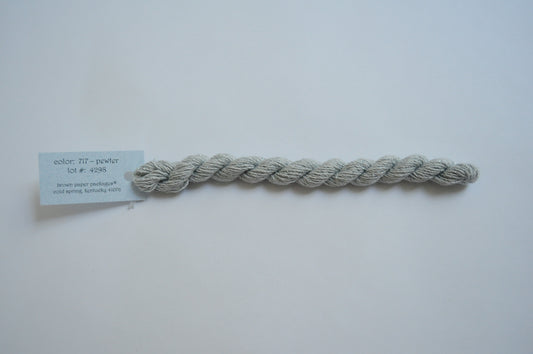 Silk & Ivory Stardust Skein - Pewter 717
