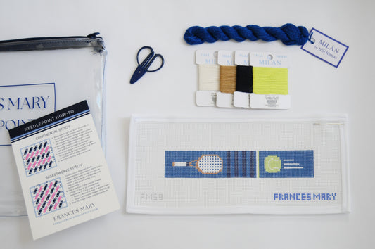 Tennis Key Fob Needlepoint Kit