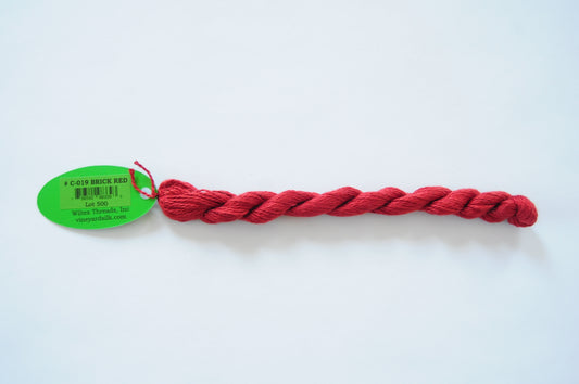 Vineyard Silk Classic Skein - Brick Red 019