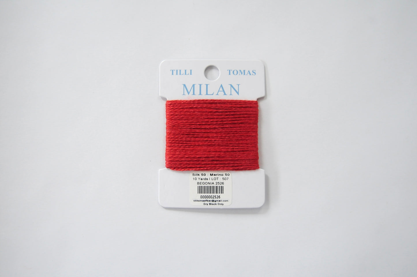 Milan Card - Begonia 2526