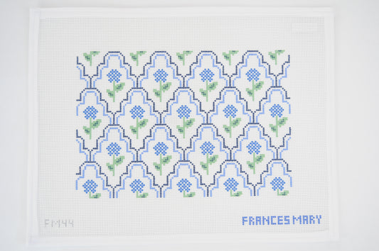 SCALLOP HYDRANGEA CLUTCH