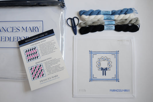 Oyster Wreath Needlepoint Kit
