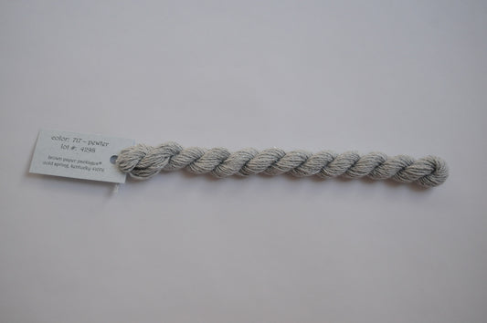 Silk & Ivory Stardust Skein - Pewter 717