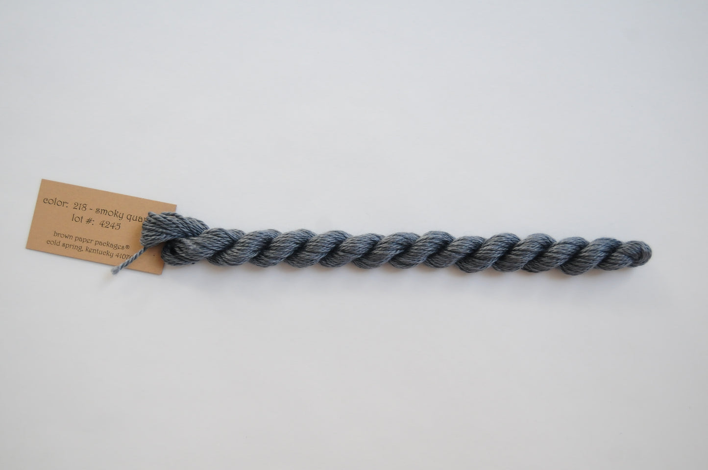 Silk & Ivory Skein -  Smoky Quartz 218
